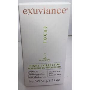 Exuviance Focus Night Corrector Acne Prone Oil Free Hydragel 1.75 OZ